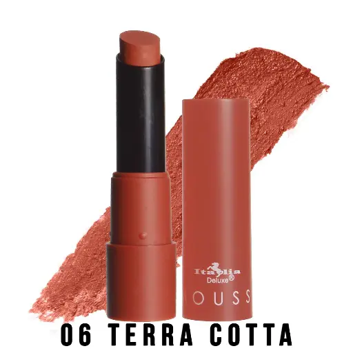ITALIA MATTE MOUSSE LIPSTICK 06 TERRA COTTA