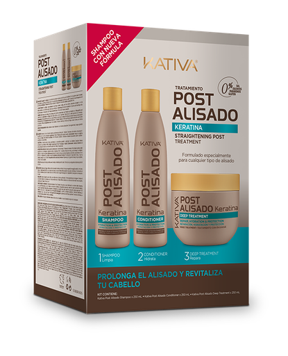KATIVA POST ALISADO KIT