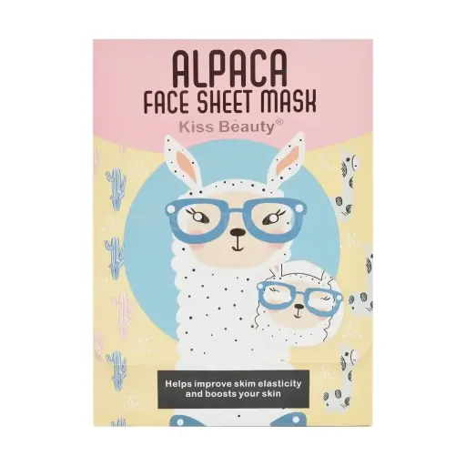 KISS BEAUTY ALPACA FACE SHEET MASK