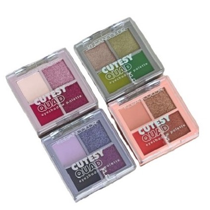 KLEANCOLOR CUTESY QUAD EYESHADOW PALETTE  