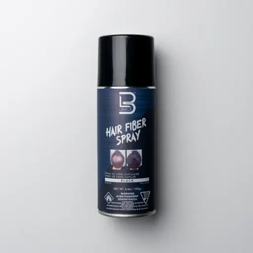 L3VEL3 HAIR FIBER SPRAY BLACK.