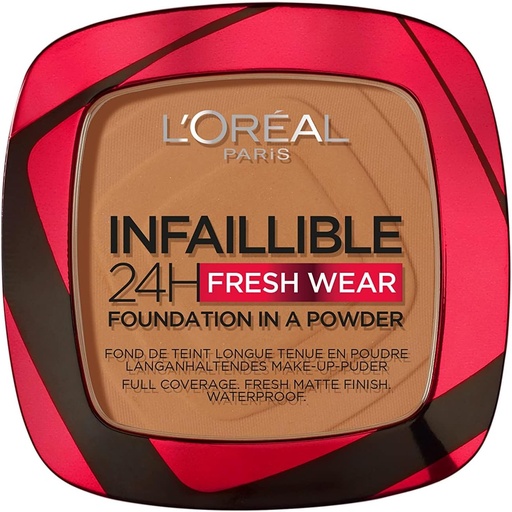 LOREAL INFALLIBLE 24H FULL WEAR FOUNDATION IN A POWDER 355 SIENA