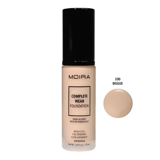 MOIRA COMPLETE WEAR FOUNDATION BISQUE 200