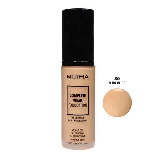 MOIRA COMPLETE WEAR FOUNDATION NUDE BEIGE 300