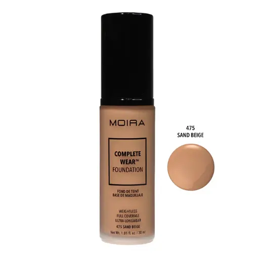 MOIRA COMPLETE WEAR FOUNDATION SAND BEIGE. 475