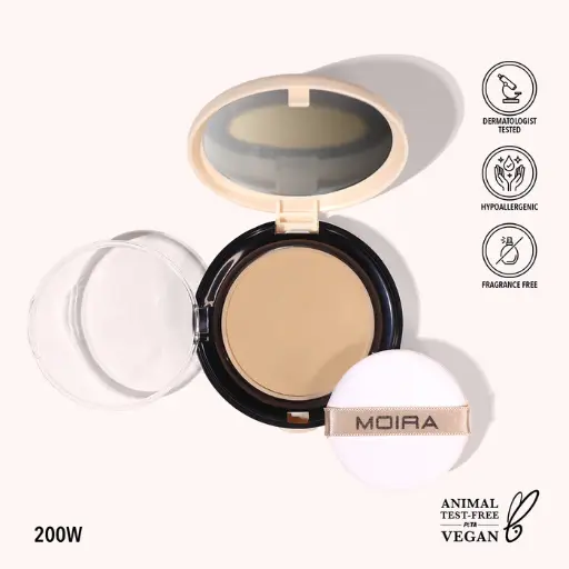 MOIRA COMPLETE WEAR POWDER FOUNDATION 200W