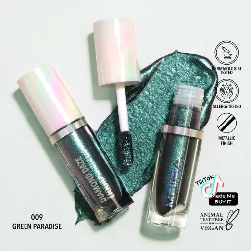 MOIRA DIAMOND DAZE LIQUID SHADOW GREEN PARADISE 09