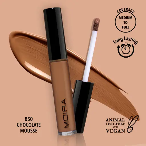 MOIRA LAVISH CREAMY CONCEALER CHOCOLATE MOUSSE 850