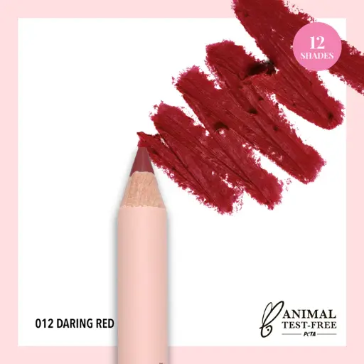 MOIRA SIGNATURE LIP PENCIL 012 DARING RED