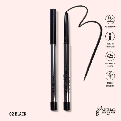 MOIRA STATEMENT GEL LINER 02 BLACK