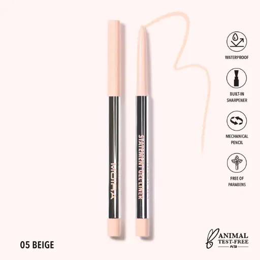 MOIRA STATEMENT GEL LINER 05 BEIGE