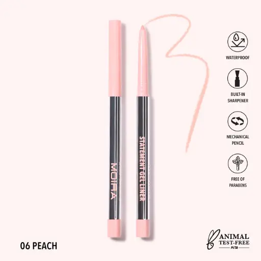 MOIRA STATEMENT GEL LINER 06 PEACH