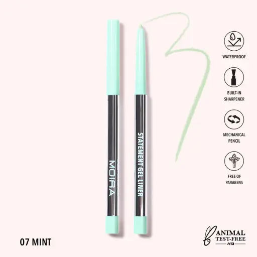 MOIRA STATEMENT GEL LINER 07 MINT