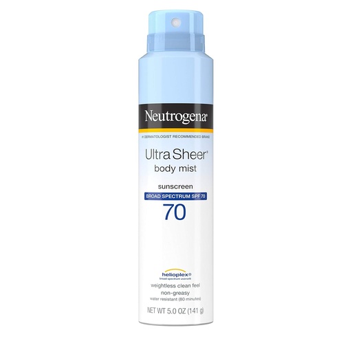 NEUTROGENA ULTRA SHEER BODY MIST SPF 70