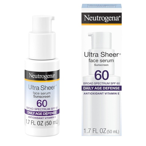 NEUTROGENA ULTRA SHEER FACE SERUM SPF 60+