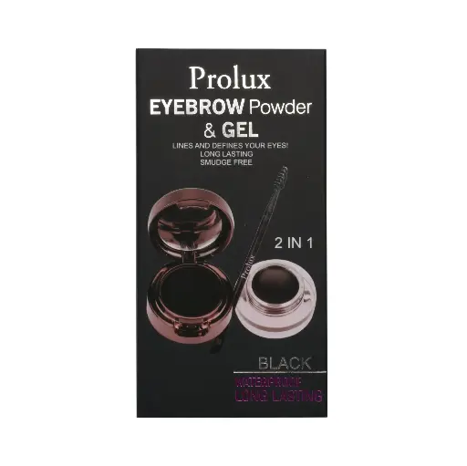 PROLUX EYEBROW POWDER & GEL BLACK