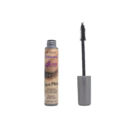 PROSA MASCARA 4 EN UNO MICRO FIBRAS TAPON GRIS CLARO