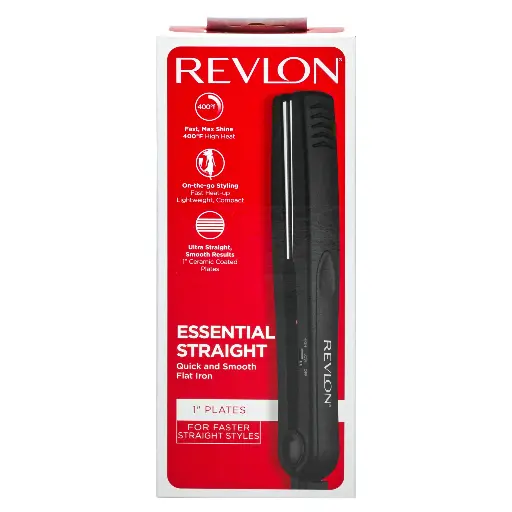 REVLON ESSENTIALS SMOOTH AND STRAIGHT FLAT IRON PLANCHA