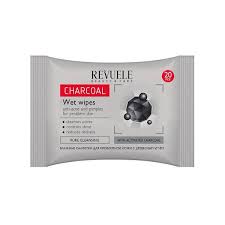 REVUELE CHAROAL WET WIPES 