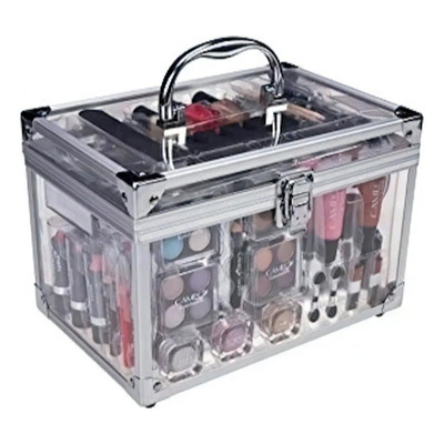 MALETA MAQUILLAJE TRANSPARENTE