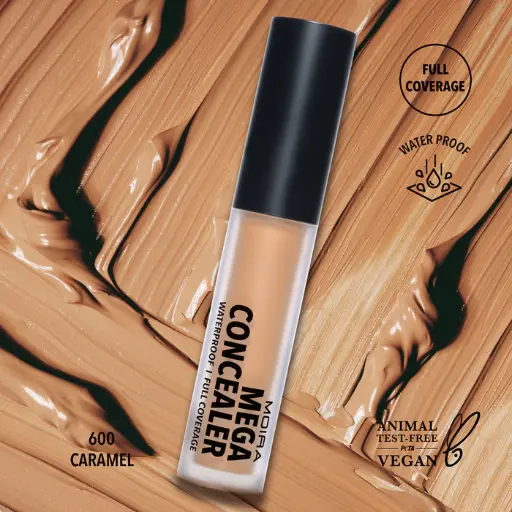 MOIRA MEGA CONCEALER WATERPROOF I FULL COVERAGE CARAMEL 600