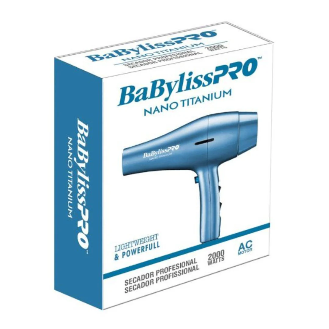 BABYLISS PRO NANO TITANIUM SECADOR PROFESIONAL 2000W