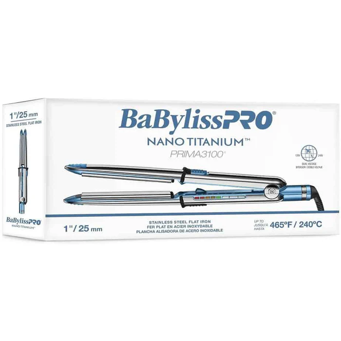 BABYLISS PRO NANO TITANIUM OPTIMA 3100 PLANCHA PROFESIONAL DUO
