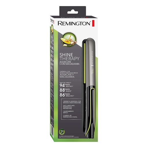 REMINGTON SHINE THERAPY AGUACATE CON MACADAMIA DELGADA
