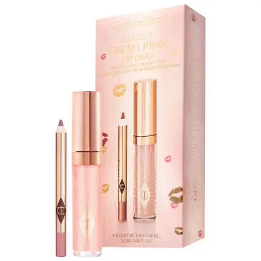 CHARLOTTE TILBURY GLOOSSY FRESH PINK LIP DUO 