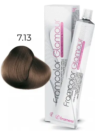 FRAMESI FRAMCOLOR HAIR COLORING CREAM 7.13