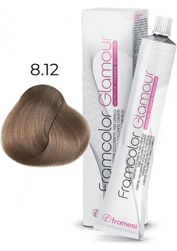 FRAMESI FRAMCOLOR HAIR COLORING CREAM 8.12