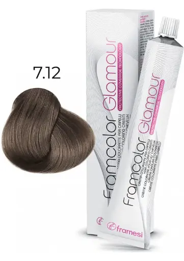 FRAMESI FRAMCOLOR HAIR COLORING CREAM 7.12
