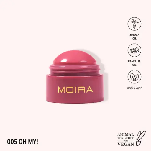MOIRA SOFT BLUSH BALM 005 OH,MY!