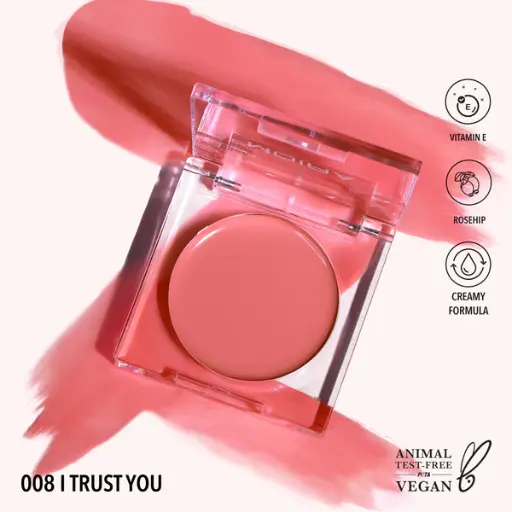 MOIRA LOVEHEAT CREAM BLUSH 08 I TRUST YOU