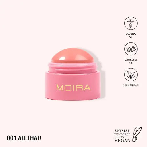 MOIRA SOFT BLUSH BALM 001 ALL THAT!