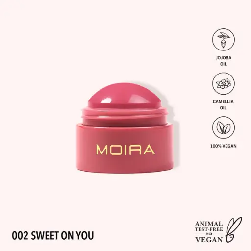 MOIRA SOFT BLUSH BALM  002 SWEET ON YOU