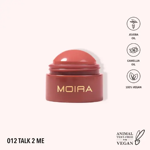 MOIRA SOFT BLUSH BALM 012 TALK 2 ME 