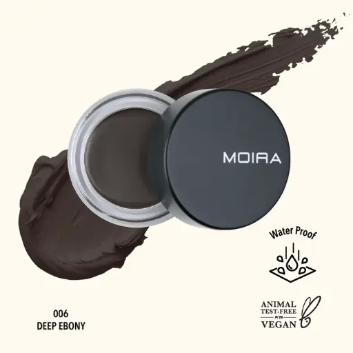 MOIRA BROW DEFYING GEL 06 DEEP EBONY