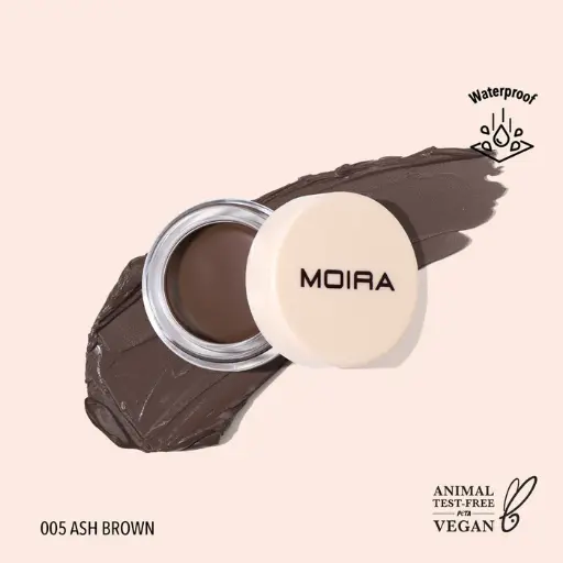 MOIRA DEFINE & SCULPT BROW POMADE 05 ASH BROWN