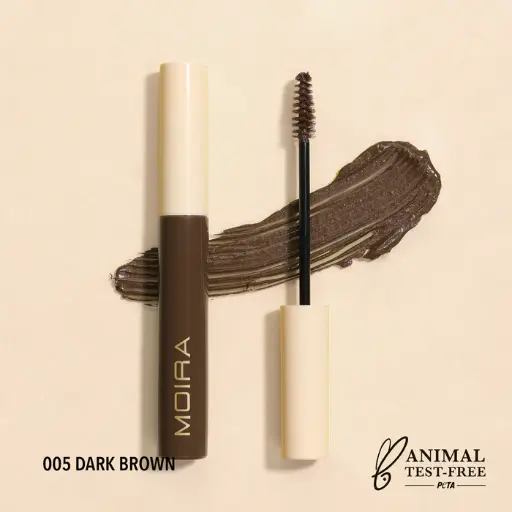 MOIRA BROW DEFYING MASCARA 05 DARK BROWN 