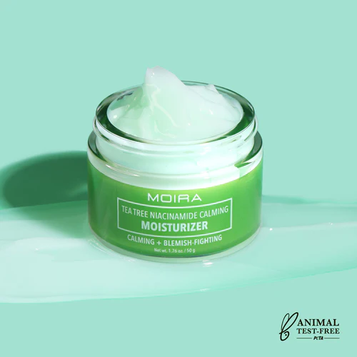 MOIRA TEA TREE NIACINAMIDE CALMING MOISTURIZER CALMING+BLEMISH-FIGHTING 