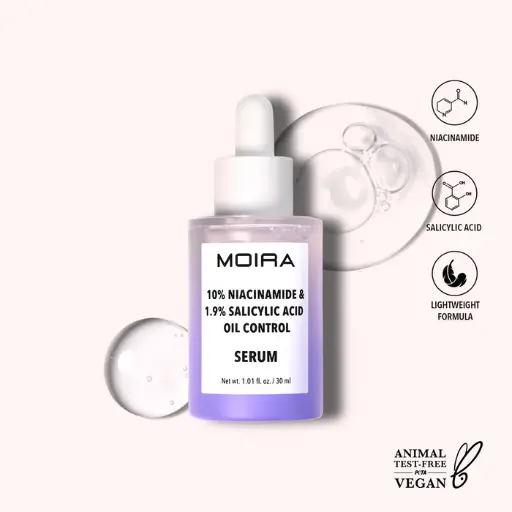 MOIRA 10% NIACINAMIDA & 1.9% SALICYLIC ACID OIL CONTROL SERUM 
