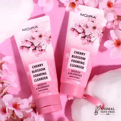 MOIRA CHERRY BLOSSOM FOAMING CLEANSER  NOURISH & REJUVENATE 