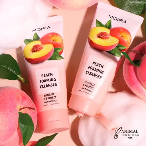 MOIRA PEACH FOAMING CLEANSER HYDRATE & PROTEC 