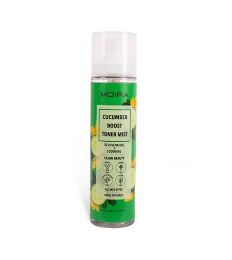 MOIRA CUCUMBER BOOST TONER MIST REJUVENATING+SOOTHING 