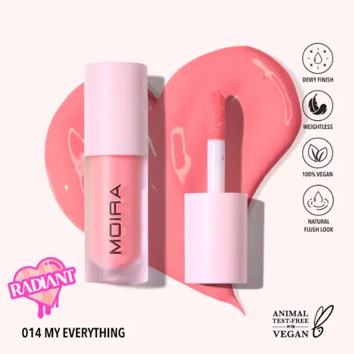 MOIRA LOVE STEADY LIQUID BLUSH 14 MY EVERYTHING 