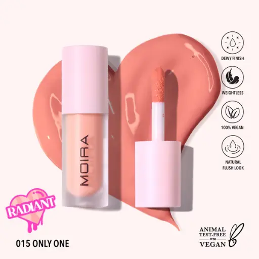 MOIRA LOVE STEADY LIQUID BLUSH 15 ONLY ONE