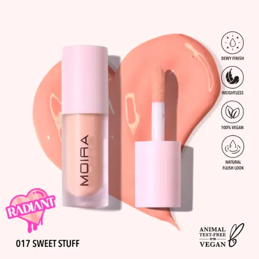 MOIRA LOVE STEADY LIQUID BLUSH 17 SWEET STUFF 