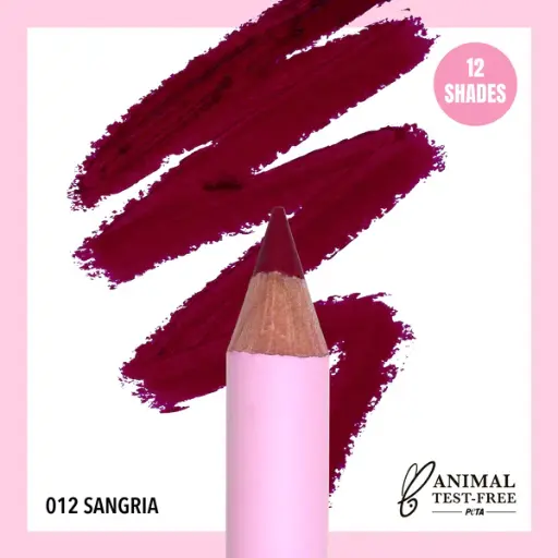 MOIRA FLIRTY LIP PENCIL 012 SANGRIA