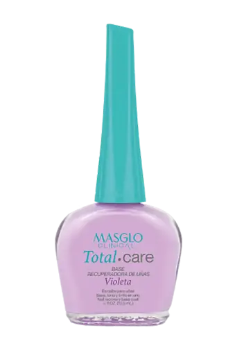 MASGLO CLINICAL TOTAL CARE BASE RECUPERADORA DE UÑAS VIOLETA  